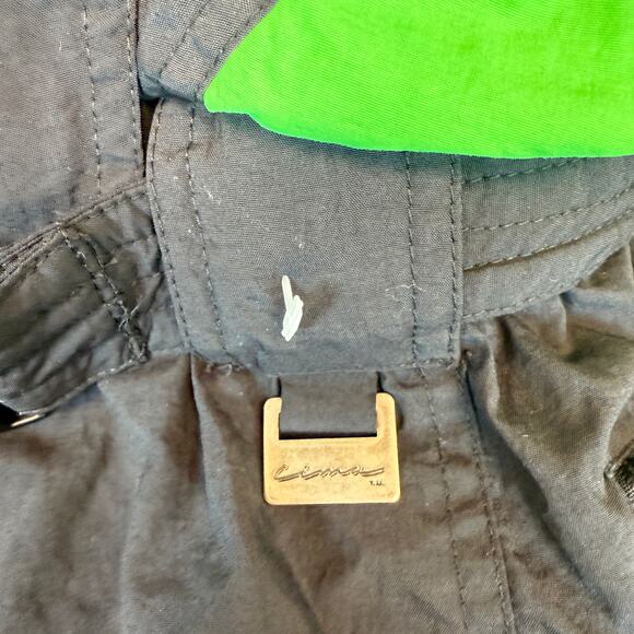 VTG Cima Ski Wear Suit Womens Sz 8 Black Neon Colors 80s 90s Style - Picture 10 of 10